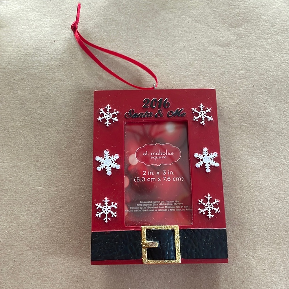 2016 Santa and me frame